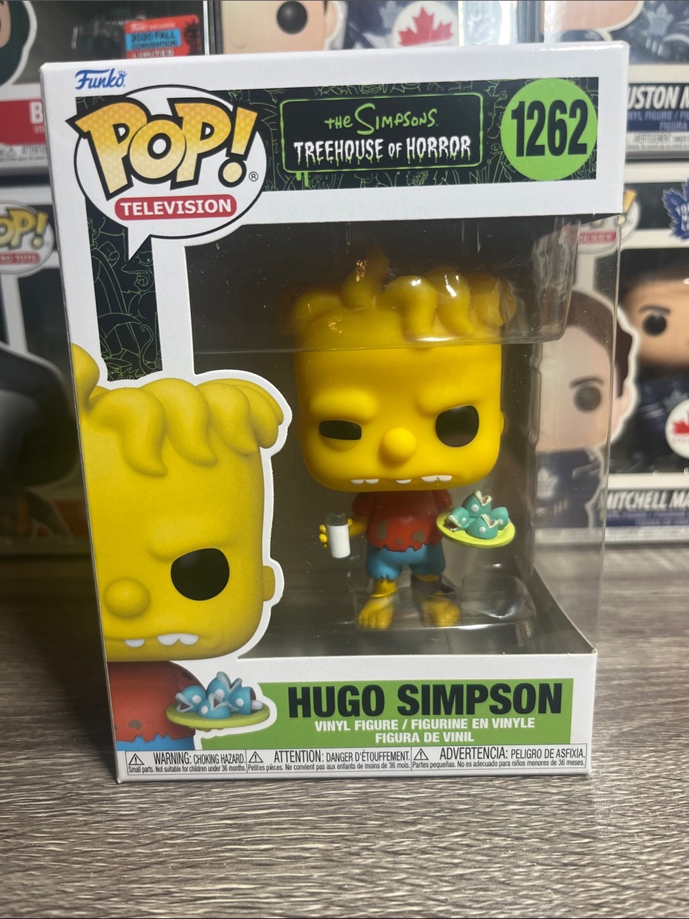 Funko Pop! Television Hugo Simpson Yellow with Multicolor Accessories #1262